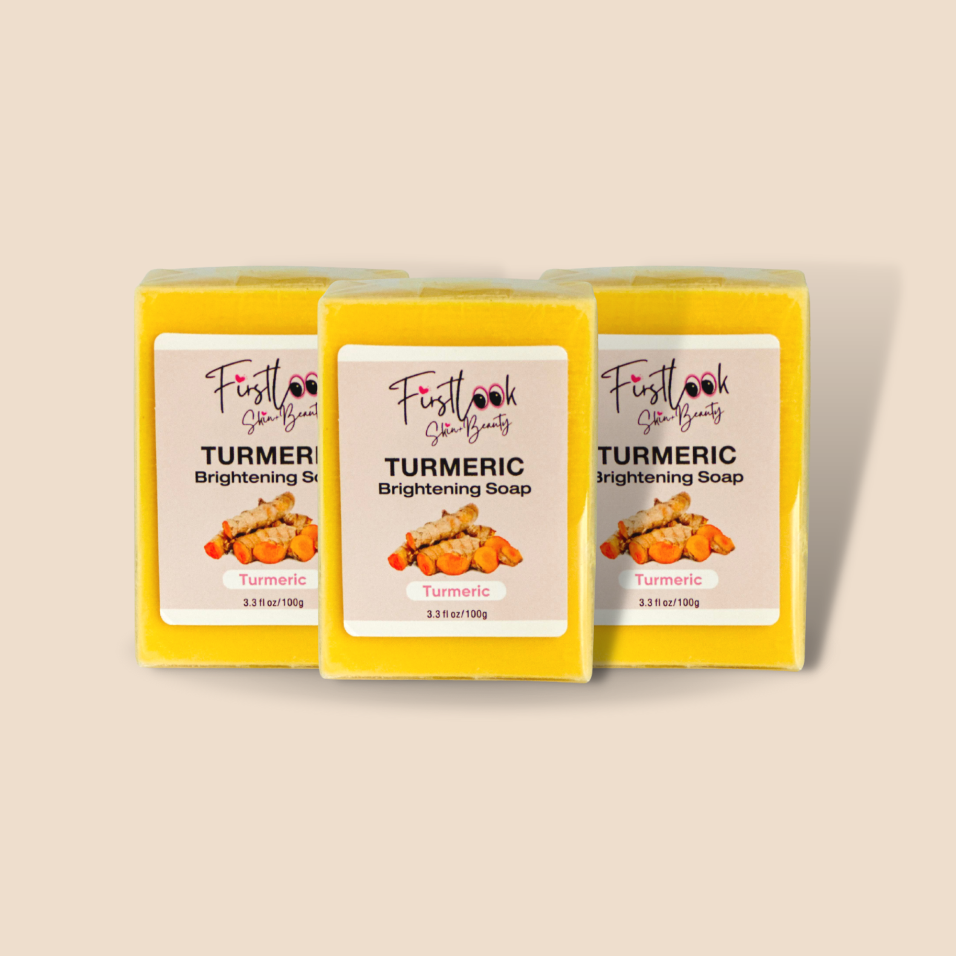 3 Pack Turmeric Brightening Soap